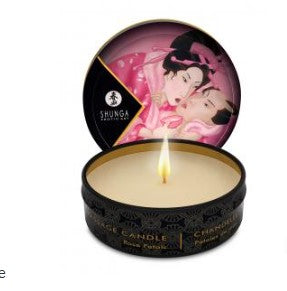 Shunga Rose Petals Massage Candle